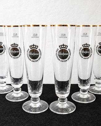 Set di 6 bicchieri da birra Warsteiner 