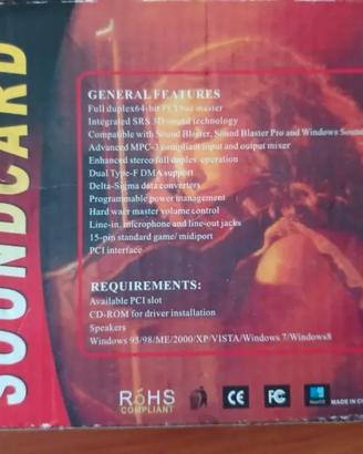 Scheda Audio PCI SoundPro HT8738AM