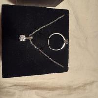 Collana e anello argento