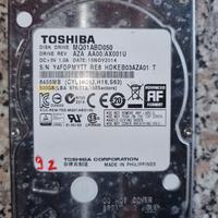 Hard disk sata 500gb 2,5 pollici