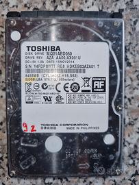 Hard disk sata 500gb 2,5 pollici