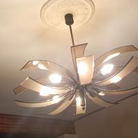 lampadari vintage anni 60/70 in vetro fumé 