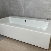 Lavabo Althea ceramica bianca 80x50x15 (LxPxH)