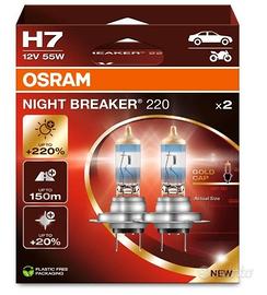 OSRAM NIGHT BREAKER 220, H7, +220% di luminosi