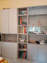 Libreria con vetrinetta