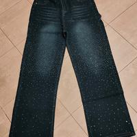 Jeans con strass