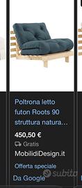 Poltrona letto futon  Karup Design