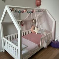 Letto Mon lit Cabane Bianco