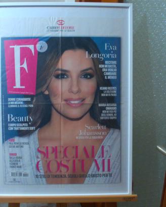 Eva Longoria locandina da edicola