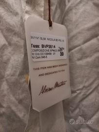 Stupenda camicia ALVIERO MARTINI, nuova, latte