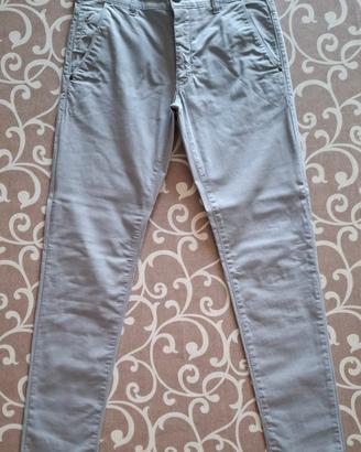 pantaloni chino uomo Clayton taglia 46 grigio