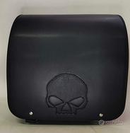 Borsa Pelle Incavo Lato Sinistro Skull Sportster