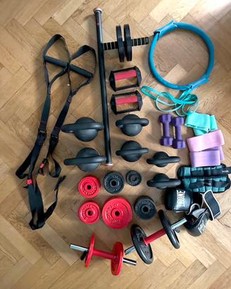 Palestra Casa : TRX-Manubri-Dischi-Kettoebell👉93kg