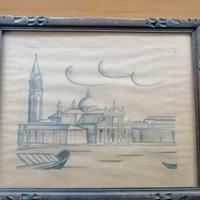 Disegno firmato petrella da Bologna 50x40