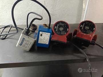 circolatore acqua, valvole 2/3 tre vie