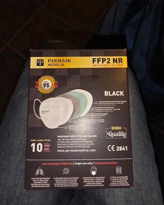 26 Scatole Mascherine FFP2 Nere (260 pezzi) 