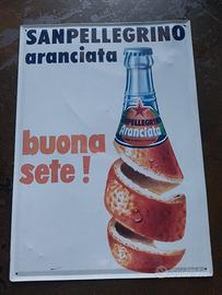 TARGHE VINTAGE ARANCIATA SANPELLEGRINO