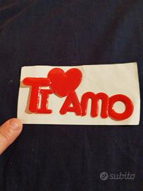 stickers figurina anni 80 ti amo