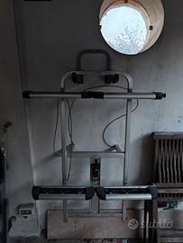 porta sci e porta bici per ruota di scorta