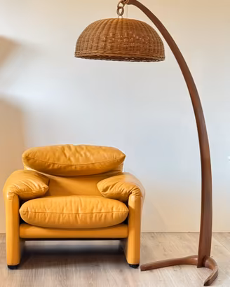 Lampada Arco Vintage Design Anni 50 60 Scandinava