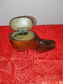 Tabacchiera in legno vintage