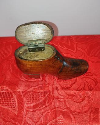 Tabacchiera in legno vintage