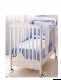 culla Baby Expert bianca con orsetto