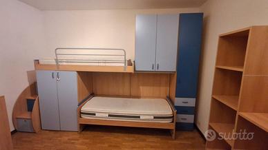 Camera da letto - Letto a castello con armadio