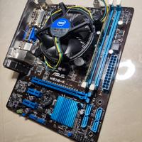 Scheda madre Asus H61M-K + CPU i3-2100 + 4GB DDR3