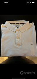 Polo bianca manica corta Tommy Hilfiger