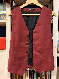 Gilet uomo bordeaux