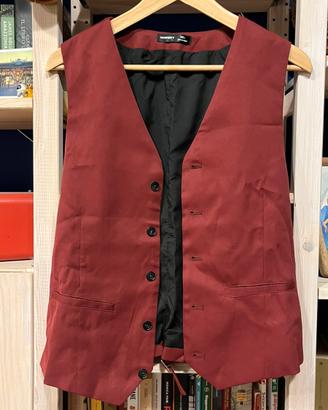 Gilet uomo bordeaux
