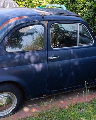 Fiat 500 (1968) - Da Restauro - Targhe Originali 