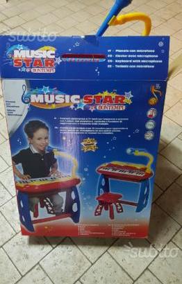 Pianola con microfono Bontempi