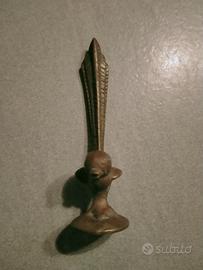 piccola statuetta in ottone 