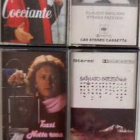 N. 5 cassette audio stereo di autori italiani