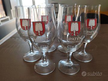 Bicchieri birra Spaten Munchen 6 pezzi