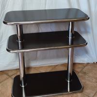 Porta TV in acciaio anni '60