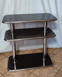 Porta TV in acciaio anni '60