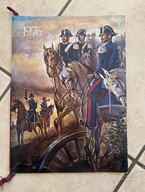 Calendario storico Arma Carabinieri 1976. Perfetto