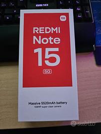Xiaomi Redmi Note 15 5G 8/256gb SIGILLATO