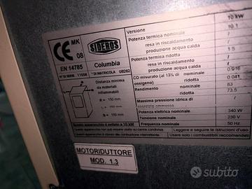 Stufa a pellet 10kw