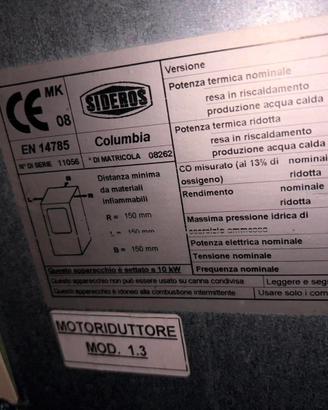 Stufa a pellet 10kw