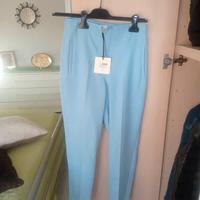 Pantaloni donna turchese