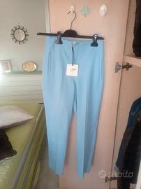 Pantaloni donna turchese