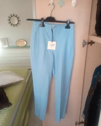 Pantaloni donna turchese