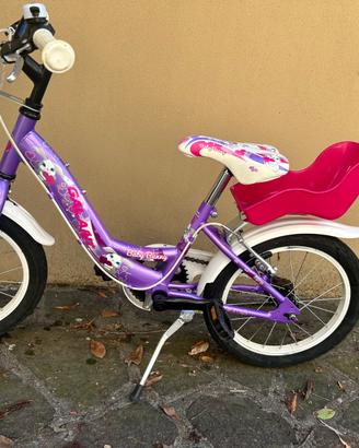 Bici Bambina 12 Pollici con Rotelle - Cestino