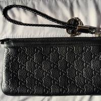 GUCCI portafoglio in pelle originale con maniglia