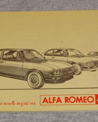 LIBRETTO USO E MANUTENZIONE ALFASUD NORMALE-TI