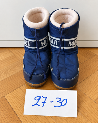 Moon Boot Original bambino blu taglia 27-30